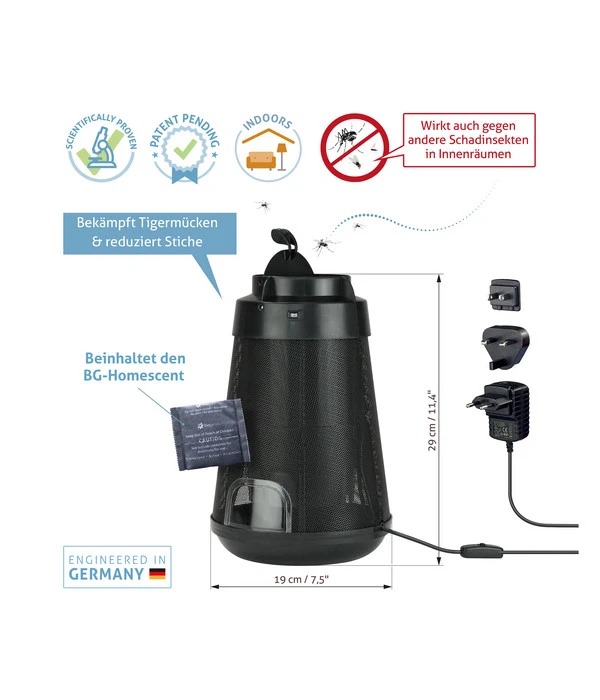 Biogents BG-Home Indoor Mückenfalle, 1 Stk. 4 Biogents BG-Home Indoor Mückenfalle, 1 Stk. – Bild 2