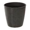 Polyrattan-Topf Bilbao, Rund, Grau 1 Polyrattan-Topf Bilbao, Rund, Grau -Geschäft Für Pflanzensamenbedarf 2469971 2469997 2470011 WE FS 001 PolyrattanTopfrunddunkelgrau
