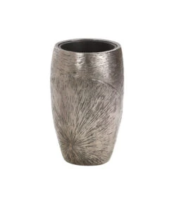 Dehner Polystone-Topf Moskau, Rund, Anthrazit, Ca. Ø45/H73 Cm