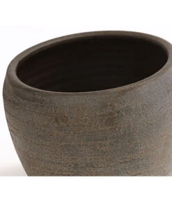 Dehner Keramik-Übertopf Kenia, Konisch, Braun -Geschäft Für Pflanzensamenbedarf 2903144 WE DE 001 TopfKeniaBraunDehnerExpressHerzig