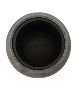 Dehner Polystone-Topf Kapstadt, Rund, Grau -Geschäft Für Pflanzensamenbedarf 3207990 3208022 WE DE 001 DehnerPolystoneTopfbauchiggrau