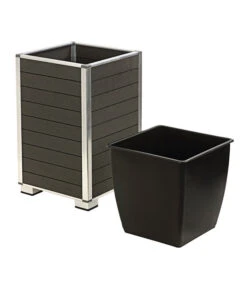 Dehner WPC-Pflanztopf Inkl. Kunststoff-Einsatz, Anthrazit 9 Dehner WPC-Pflanztopf Inkl. Kunststoff-Einsatz, Anthrazit -Geschäft Für Pflanzensamenbedarf 3220985 WE DE 002 PolystonePflanztopfinklKunststoffEinsatzanthrazit