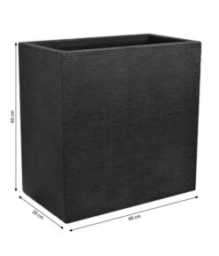 Dehner Kunststoff-Raumtrenner Palermo, Rechteckig, Anthrazit, Ca. B60/H60/T26 Cm -Geschäft Für Pflanzensamenbedarf 3693611 WE BG 001 KunststoffPflanzkastenKubus60x26x60cmanthrazit
