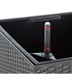 LECHUZA® Kunststoff-Topf Cubico Cottage -Geschäft Für Pflanzensamenbedarf 3698255 BildD 003 LechuzaCobicoCottageBlumenkuebelMitBewaesserungssystemCubicoCottage40Granit