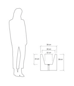 Farmet Kunststoff-Pflanzkübel Atlantis, Doppelwandig Mit Bewässerungssystem, Dunkelanthrazit -Geschäft Für Pflanzensamenbedarf 4110029 WE DE 004 ATLANTISRechteckigerDoppelwandigerPflanzkuebel39x39x39cmhochmitBewaesserungssystemDUNKELANTHRAZIT