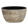 Dehner Keramik-Jardiniere Lana, Oval, Braun, Ca. B30/H17/15 Cm -Geschäft Für Pflanzensamenbedarf 4452546 PR FS 001 JardiniereLanaBraunDehnerExpressHerzig
