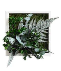 StyleGREEN Bild Im Dschungeldesign, Quadratisch, Ca. B22/H22/T16 Cm