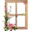 Dehner Deko-Fenster Mit Gießkanne, Ca. B27/H35/T3 Cm -Geschäft Für Pflanzensamenbedarf 6430524 WE FS 001 FensterDekoGiesskanne34cm