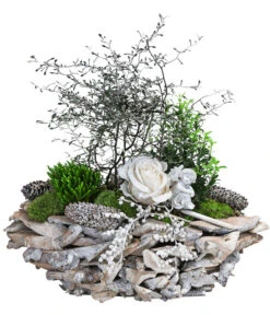 Grabgesteck Stille, Oval, Ca. B50/H50/T25 Cm