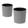 Siena Garden Kunststoff-Topf ECO Lens, Rund, Grau, Ca. Ø30/H30,5 Cm, 2er-Set -Geschäft Für Pflanzensamenbedarf 6654941 WE FS 001 PflanzgefaesseEcoLens30Grau