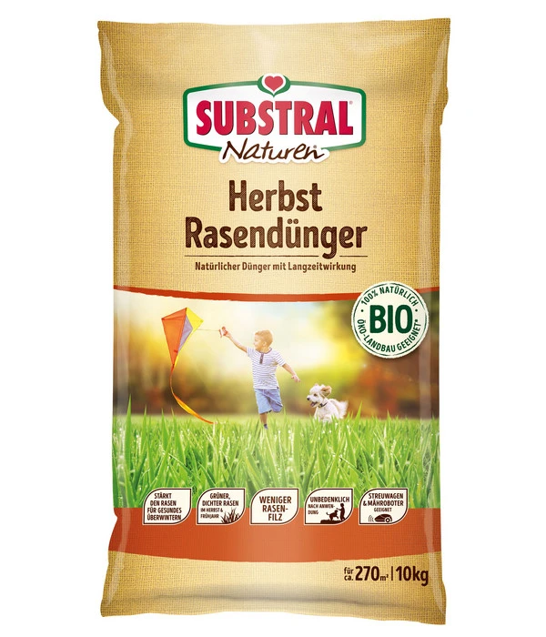 Substral Naturen Bio Herbst Rasendünger, 10 Kg 3 Substral Naturen Bio Herbst Rasendünger, 10 Kg