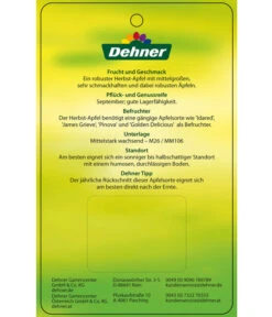 Herbstapfel 'Rubinola' 11 Herbstapfel 'Rubinola' -Geschäft Für Pflanzensamenbedarf 7747165 HerbstapfelRubinola Etikett 2